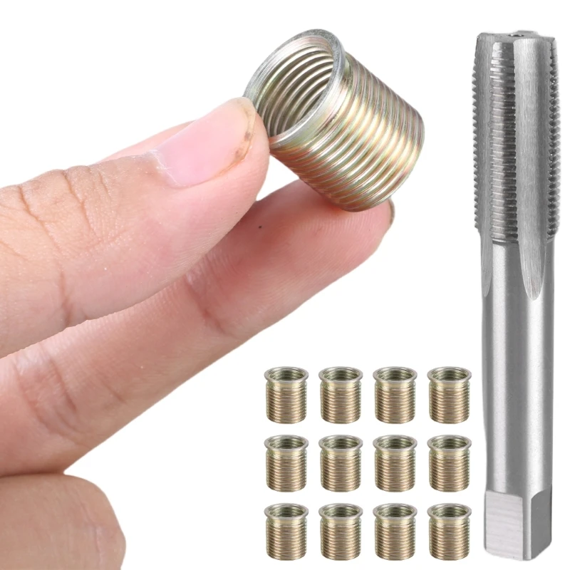Plugs Thread Repair Tool Tap Plugs with M14x1.25 Inserts M16x1.25 Tap Thread Inserts Plugs Thread