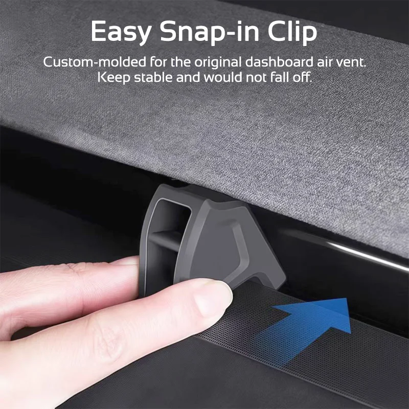 For Tesla 3 Highland Y Juniper 2021-2026 Soft Silicone Aromatherapy Clip Adapter Air Freshener Fragrance Vent Holder Accessories