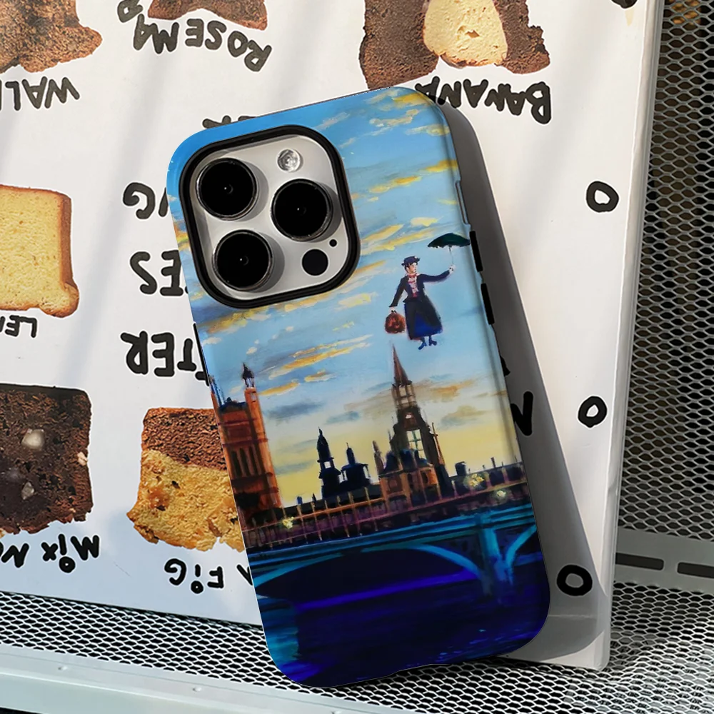 Mary Poppins returns to London Phone Case Phone Case Film shell For iPhone 16 15 14 13 12 11 Pro Max Plus