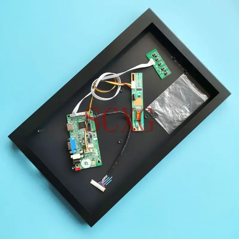 

Fit HT141WXB HT141WX1 TD141THCA1 QD14TL01 QD14TL02 1CCFL Monitor 30-Pin LVDS 14.1" Metal Case+58C Controller Board 1280*800 Kit