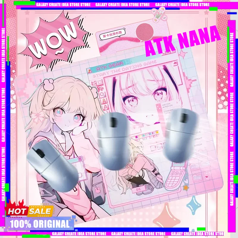 

ATK Nana Extra Large Anime Gaming Mouse Pad Valorant FPS Esports Mat Smooth Glide Surface Neutral Speed Professional PC Gifts