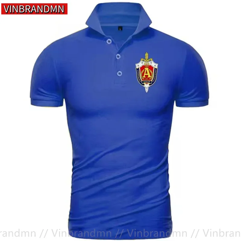 Russian Spetsnaz Alpha Group FSB Special Forces Polo Shirt Men Summer Cotton Short Sleeve Polo Shirts Man New S-2XL Polo T Shirt view 3