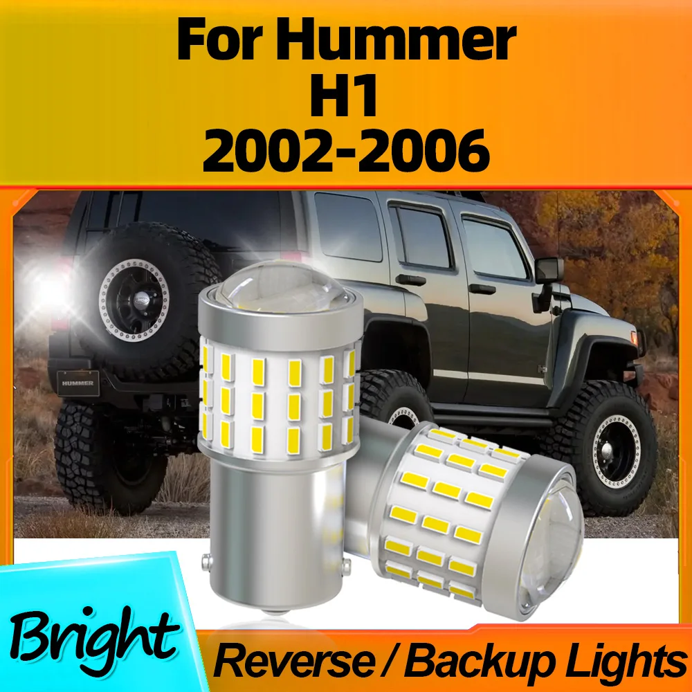 

2Pcs 1156 BA15S P21W Car Signal Light LED Reverse Lamps White 12V 6000K High Quality For Hummer H1 2002 2003 2004 2005 2006