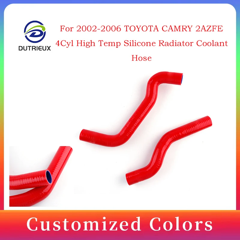 

For 07-10 Toyota Camry Bolt On Silicone Radiator Hose Coolant Pipe 2007 2008 2009 2010