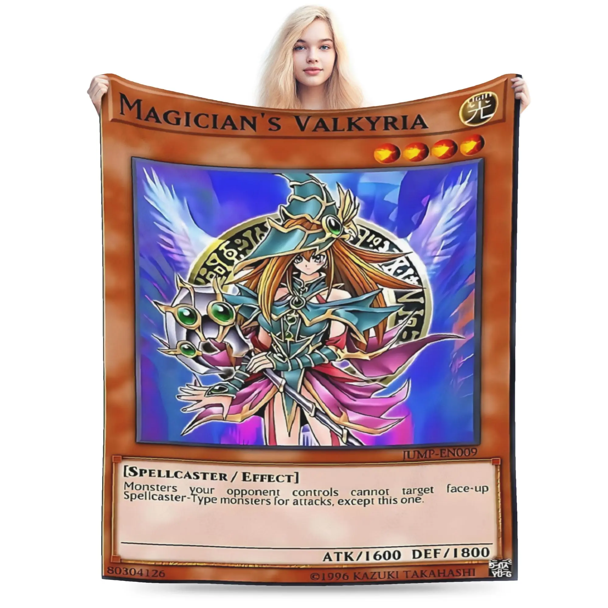 Yu-Gi-Oh Magician's Valkyria  Printed Blanket For Men Women Cozy Soft  Throw Blankets