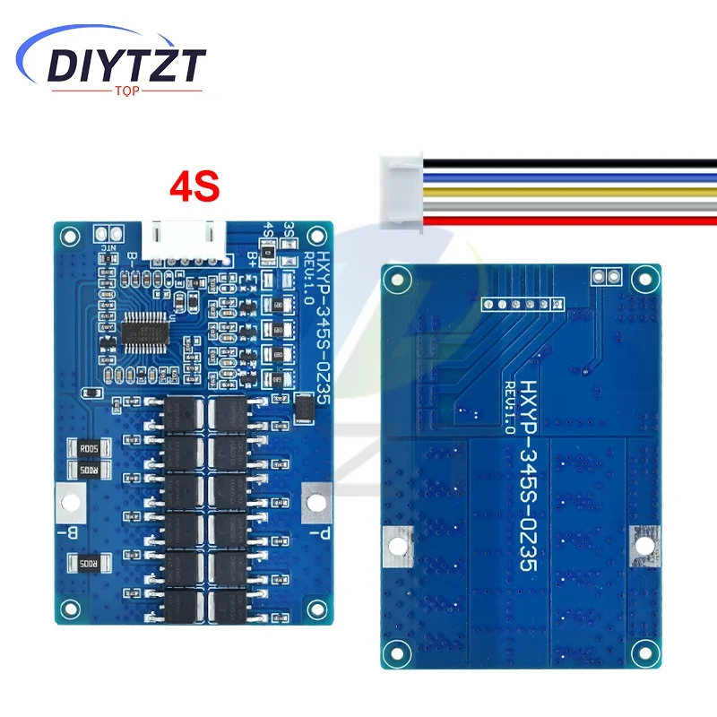 3S 4S 5S 35A 60A 12,6 V 14,8 V 21 V BMS Lithium-Batterie Lade Schutz Bord NTC Widerstände mit Balance Temperatur Control