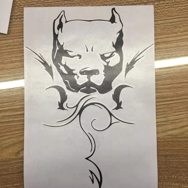 مصد نافذة بتصميم رأس الوحش السحري مقاس 20*14 سم ملحقات الدراجة النارية ملصقات سيارات من الفينيل المزخرفة #5