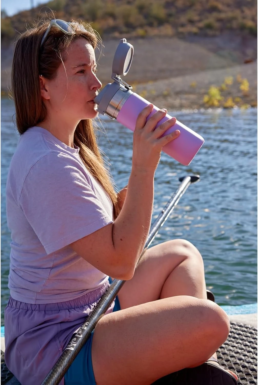 Sports Water Bottle Insulated - 2026년형 새 물병 24온스 | 푸시
