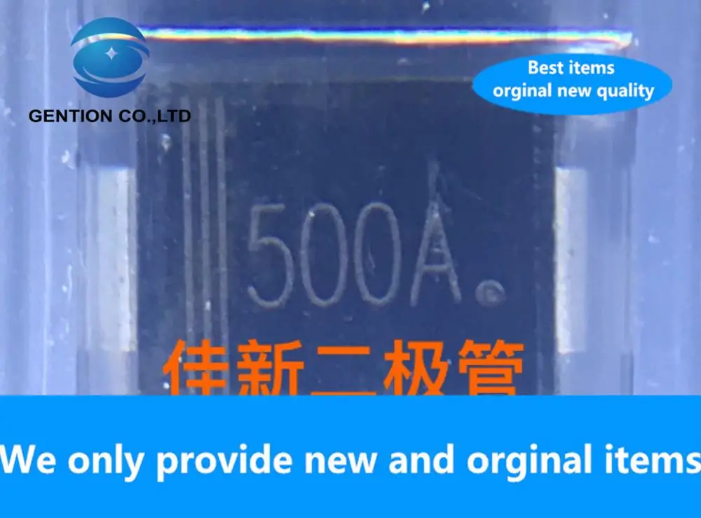 

20 шт., 100% новый оригинальный однонаправленный TVS-диод 1.5SMC500A 500V, DO-214AB, маркировка 500A
