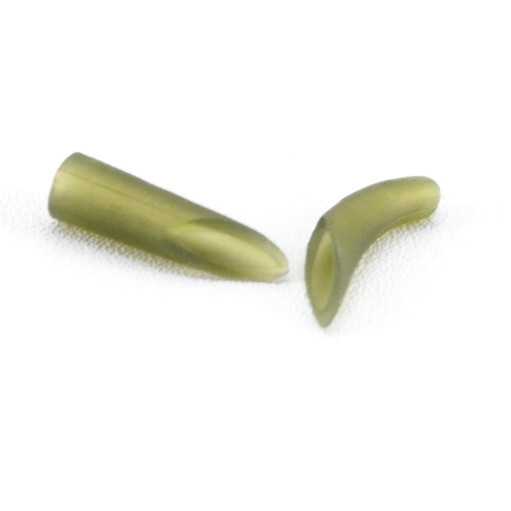 20pcs Carp Fishing Accessories Anti Tangle Sleeves Fish Hook Sleeves Aligner Fishing Terminal Tackle Rubber