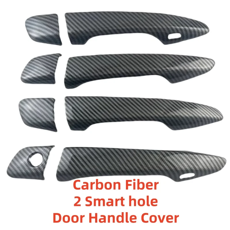 For LEXUS RX270 RX350 RX450H 2009 2010 2012 2013 2014 2015  Door Handle Cover Trim Plastic Black Carbon Car Accessories