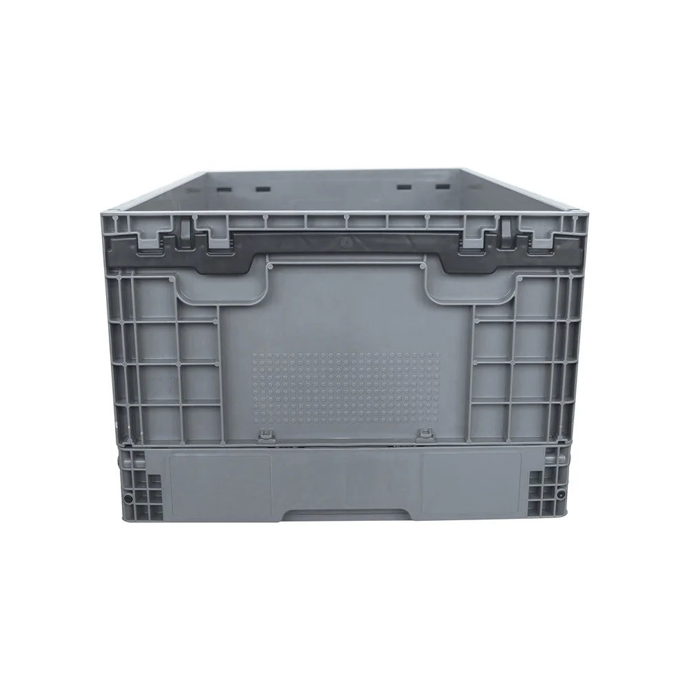 600x400x280mm ヘビーデューティー プラスチック製 折りたたみ式 ロジスティックコンテナ 折りたたみ式 トート 収納用 格安 ボックス クレート