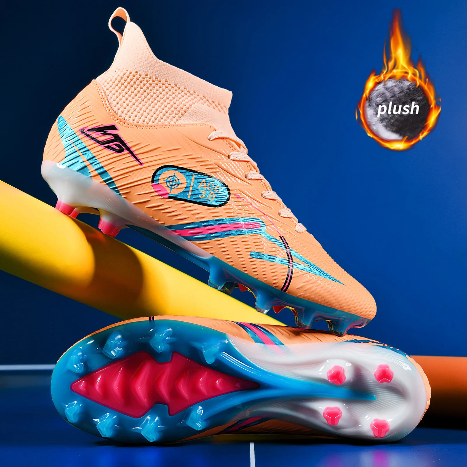 

Мужские профессиональные футбольные бутсы TF/FG, футбольные бутсы, детская обувь до щиколотки, тренировочные уличные кроссовки высокого качества для травы