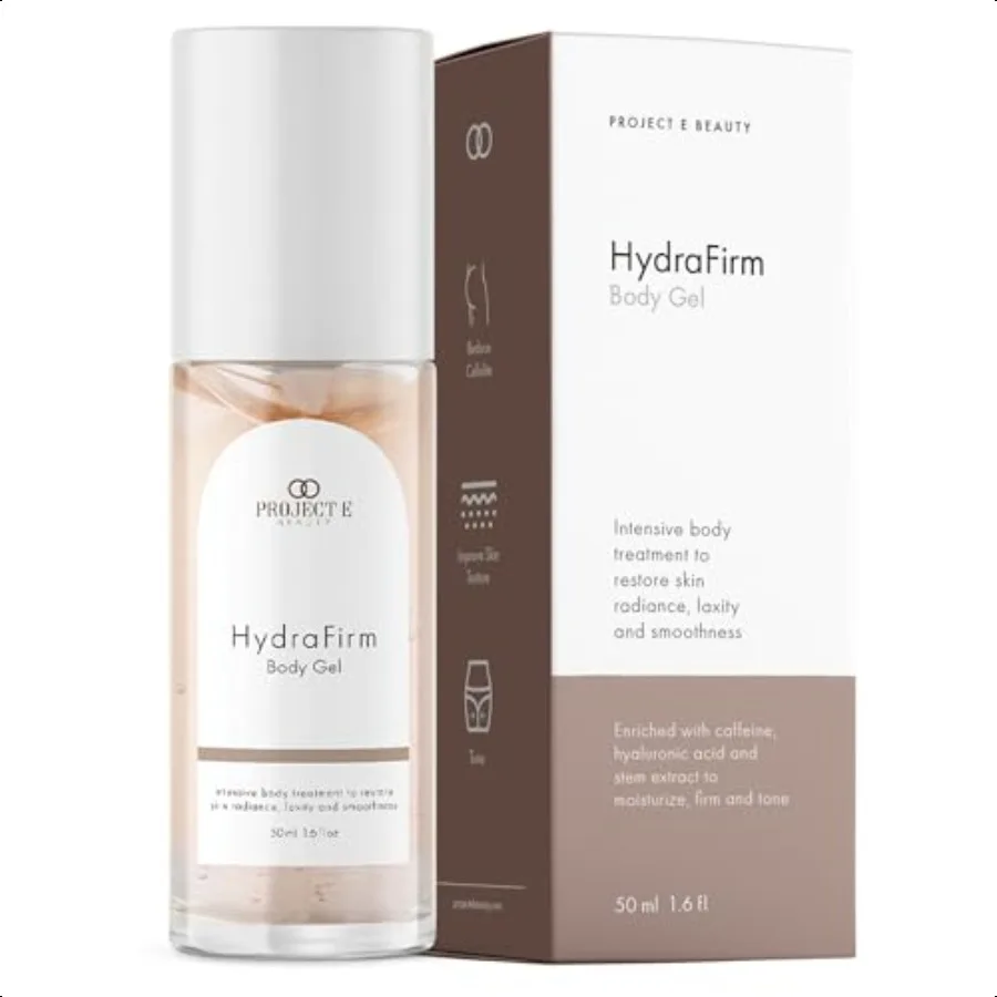 

HydraFirm Body Gel by Project E Beauty Firming and Sculpting Reduce Cellulite Body Shaping Contouring Tightens Firms Body Serum