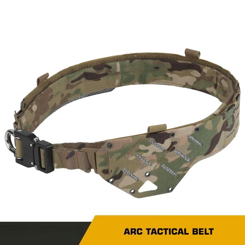 قوس التكتيكية حزام مول الإفراج السريع مشبك معدني قابل للتعديل الألوان الادسنس اطلاق النار 2 في 1 أحزمة الصيد القتالية التدريب