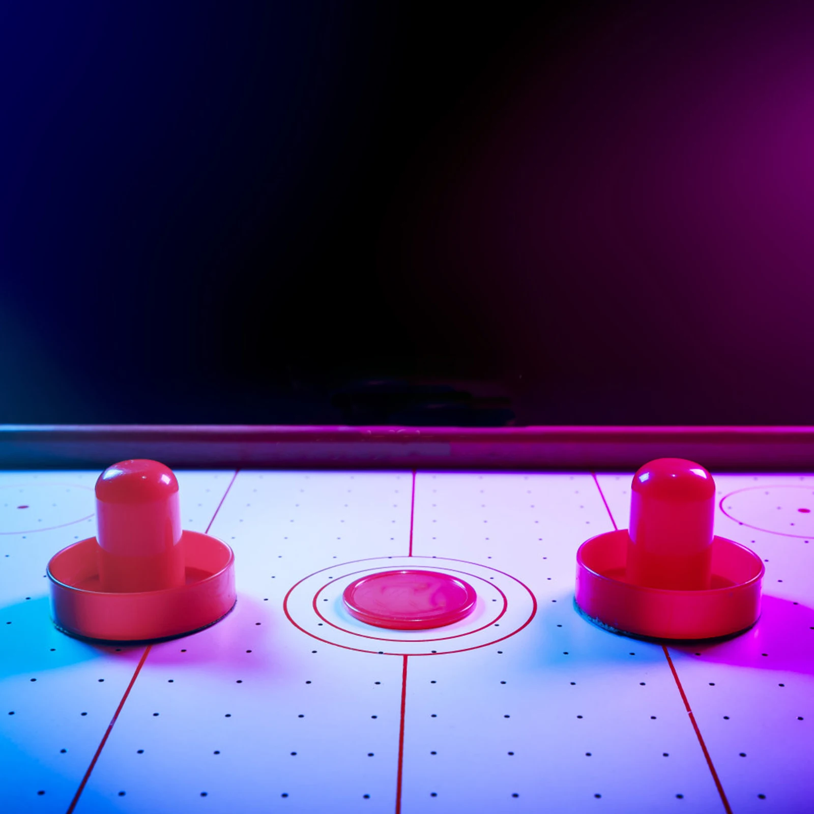 

5Pcs Air Hockey Pucks Curve Edge Smooth Plastic Mini Ice Hockey Pieces Indoor Game Table Accessories Replacement