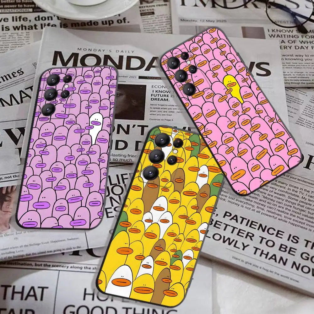 A Duck Called Brian Phone Case For Samsung S 24 Fe 25 Ultra Plus 20 Lite 21 30 22 23 24 22 Ultra 5G Fundas