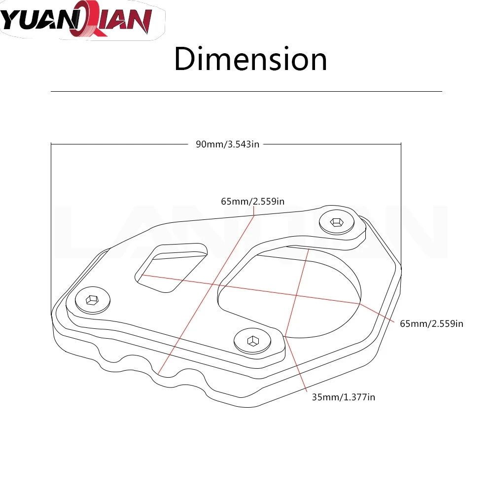 2023 2022 PER 1290 Super Adventure SR 1050 1090 1190 1290 Adventure Accessori Moto CNC Cavalletto Cavalletto Laterale Ingrandire