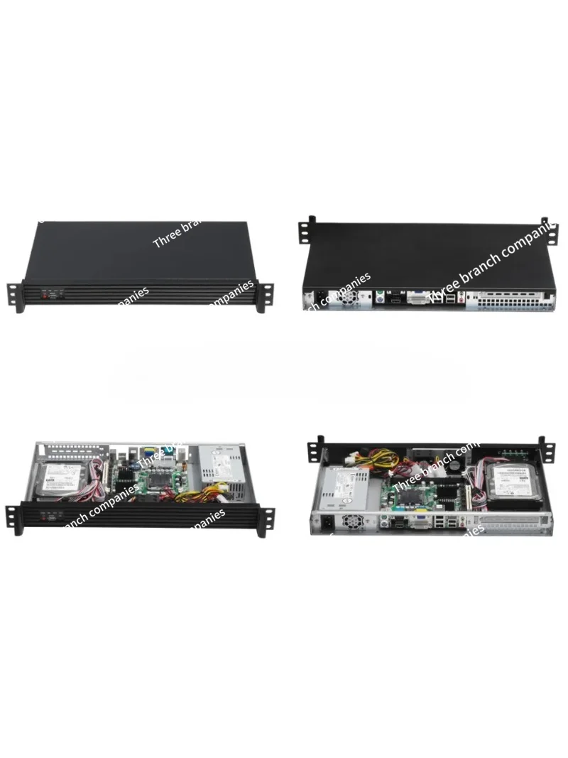 Imagem -03 - Ultra Curto Profundidade 1u 250 mm 19 Polegadas Montado em Rack Mini Itx pc Computador Servidor Chassi Caixa Shell