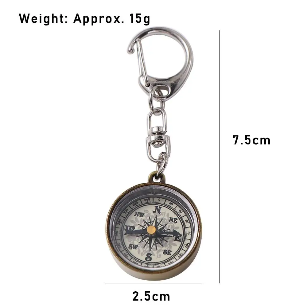Climbing Equipment Pendant Navigation Tools Portable Keychain Travel Gift Mini Compass Pocket Compass Key Ring Camping Compass image 5
