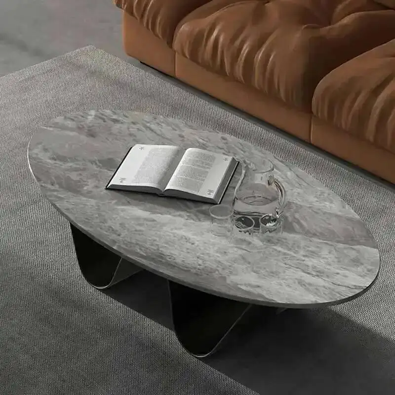 

Bedroom White Premium Luxury Coffee Table Modern Magazine Metal Coffee Tables Unique Round Stoliki Kawowe Living Room Furniture