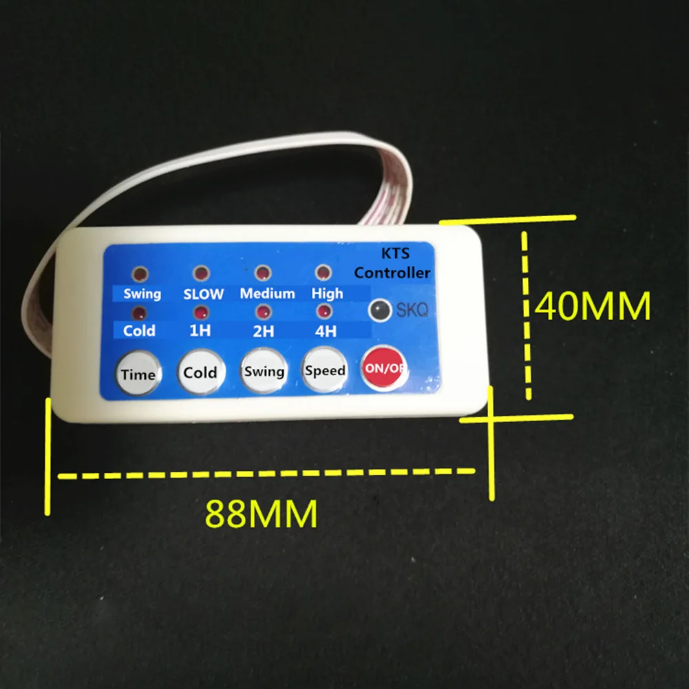 Remote Control Board Fan Control Board For Home Cooling Easy Installation Natural Wind Mode 7-hour Timer Compact Design