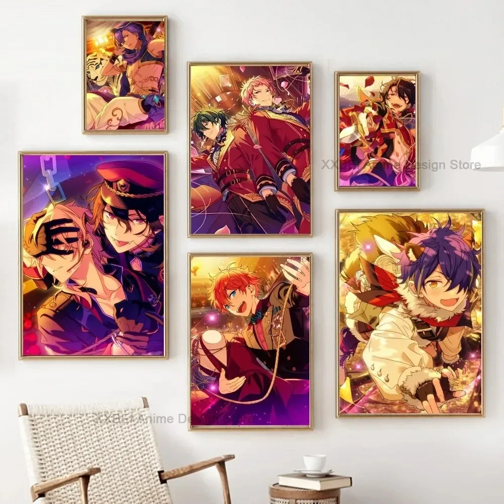 Ensemble Stars Knights Anime Poster Decorative Canvas Painting Bedroom Wall Living Room Cafe Entrance Modern Art Decoration