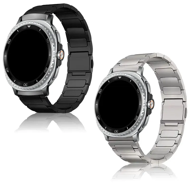 Роскошные ремешки из нержавеющей стали для Samsung Galaxy Watch 8, 40/44 мм, браслет с магнитной пряжкой для Galaxy Watch 8, классические аксессуары