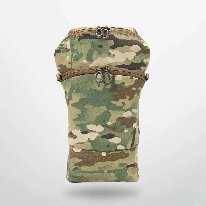 Long Vertical 12x5 GP Molle Pouch Water Bottle Bag Modular Back Panel Storage Accessory Bag for Outdoor  Tactical Vest Gear