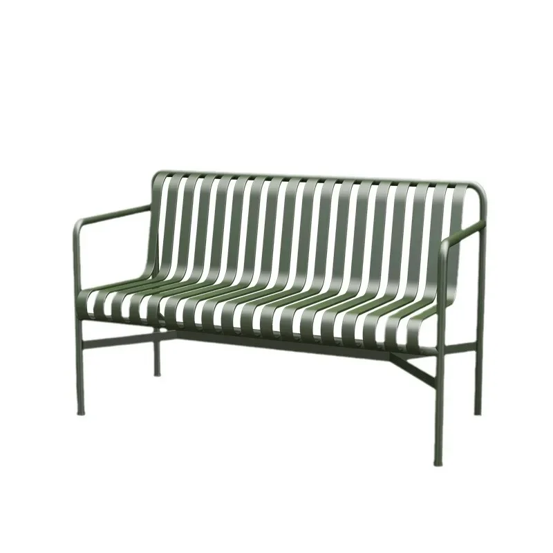 Creative outdoor leisure table and chair combination Open-air simple wrought iron bar Outdoor table and chair combination