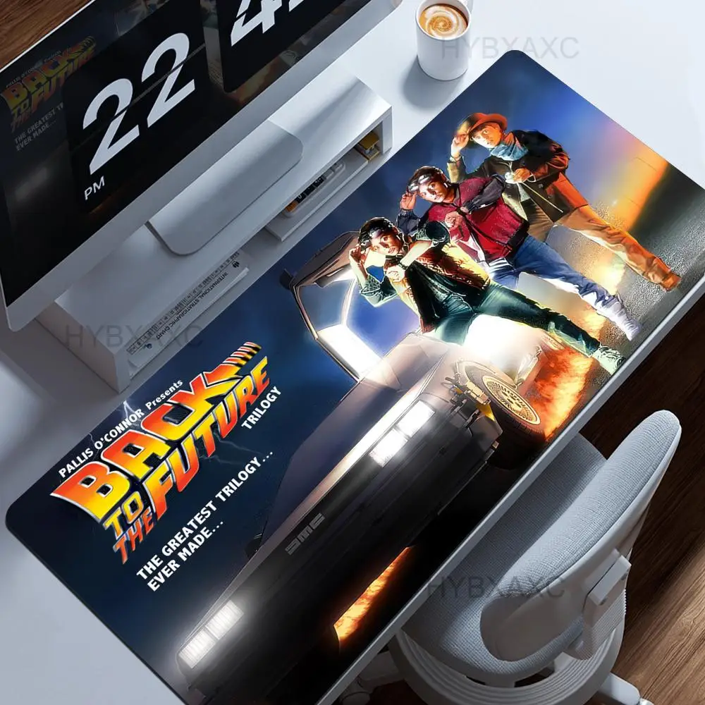 Back to the F-Future 3 Tv Mouse Pad Large Desk Mat Keyboard Ergonomic Office Rubber Game PC Non-slip Anti-fray Home Custom Best