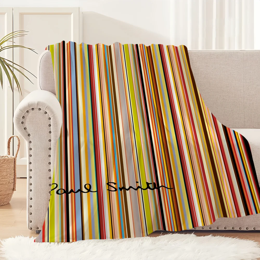 Luxury S-Smith Fashion P-Paul Blanket Soft Plush Nap Sofa rug for Living Room Warm Office Bedroom Birthday Home Travel Kid Gifts