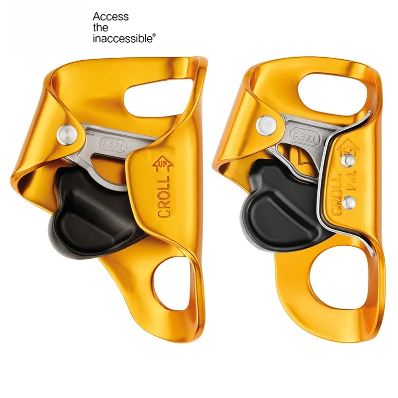 Dispositivo de Escalada de Rese Petzl Croll L B6, Ascendedor de P ande, Ascendedor de Cuerda para Escalada en Roca ...