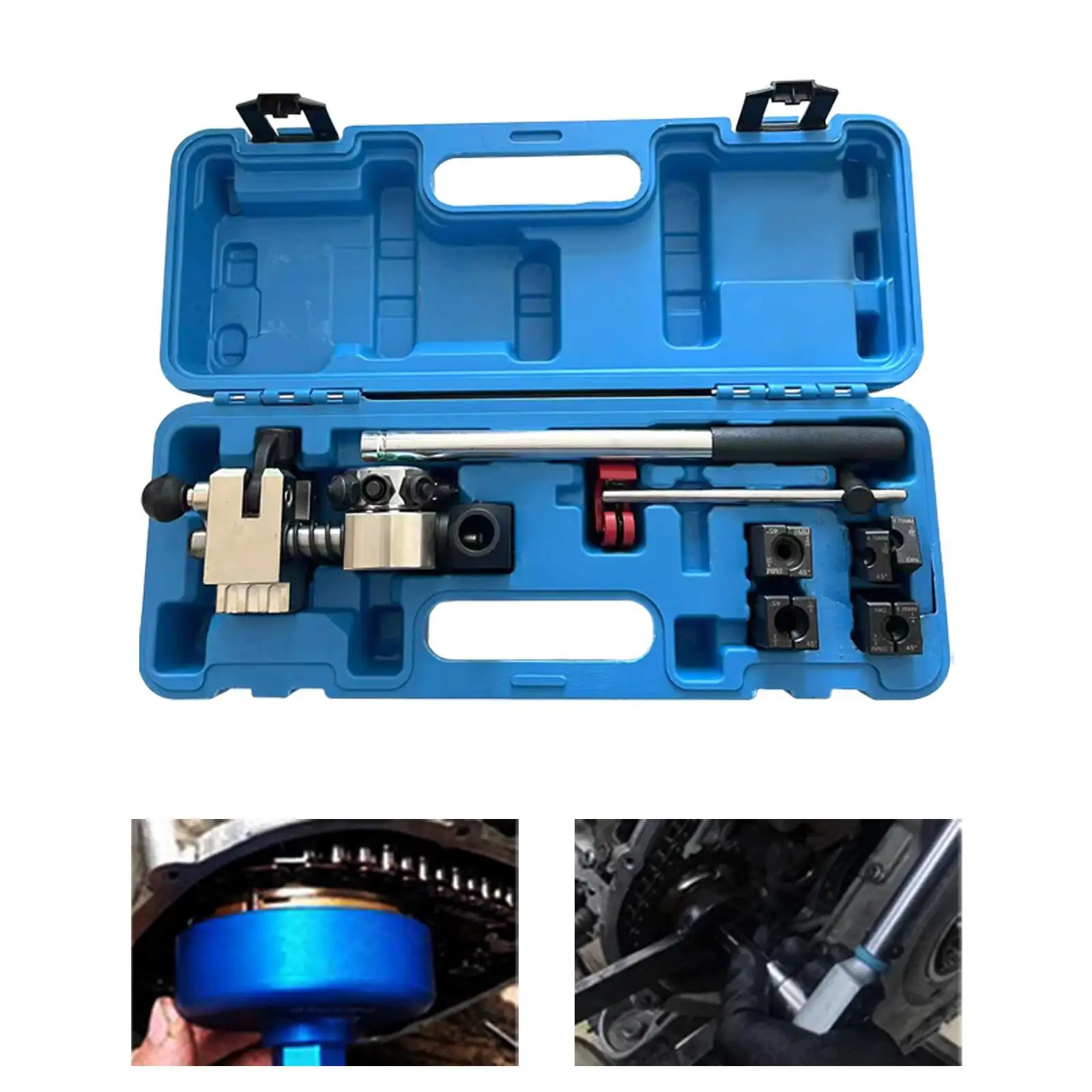 

Brake Line Flaring Tool Automotive Equipment for 3/16" 1/4" 5/16" 3/8" Metal Tubing 45 Degree Single Double and Bubble Flares