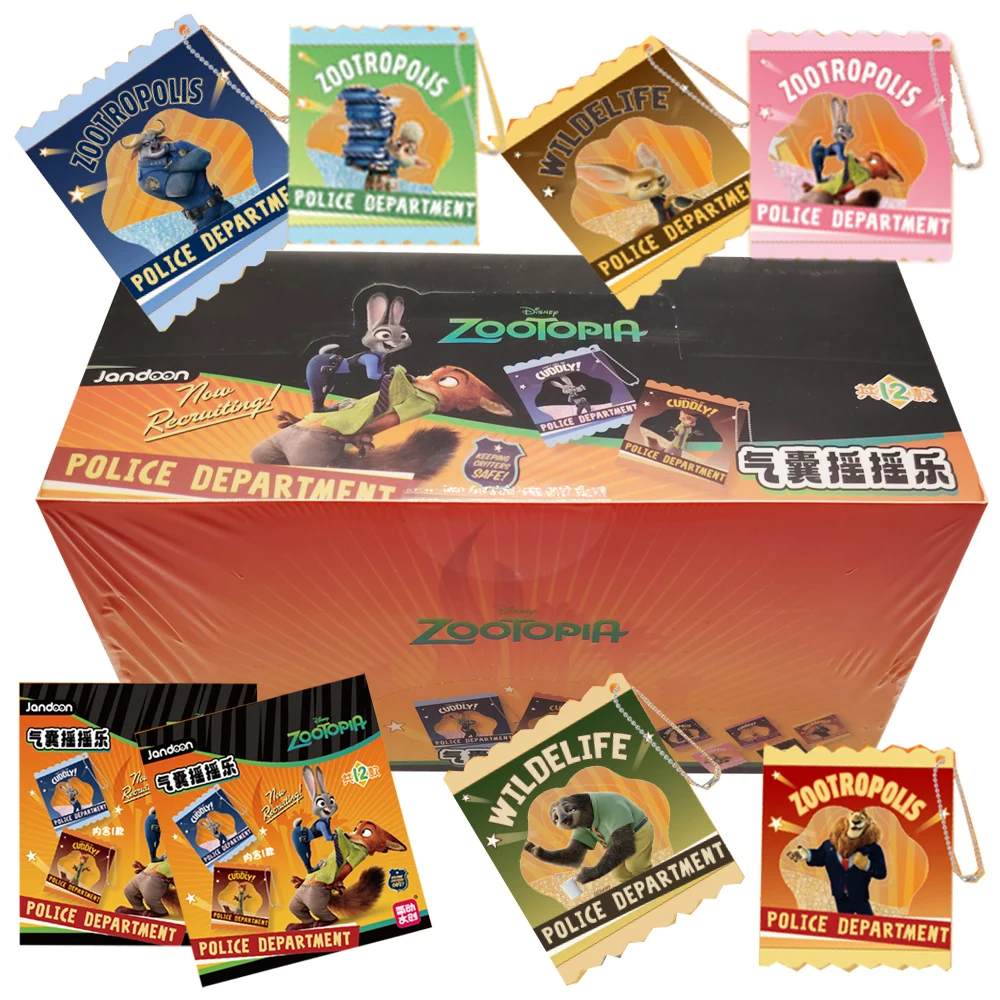 JANDOON Zootopia Acrylic Shaker Blind Box Judy Hopps Flash Collectibles Anime Peripherals Toys Hadiah Liburan yang Sempurna