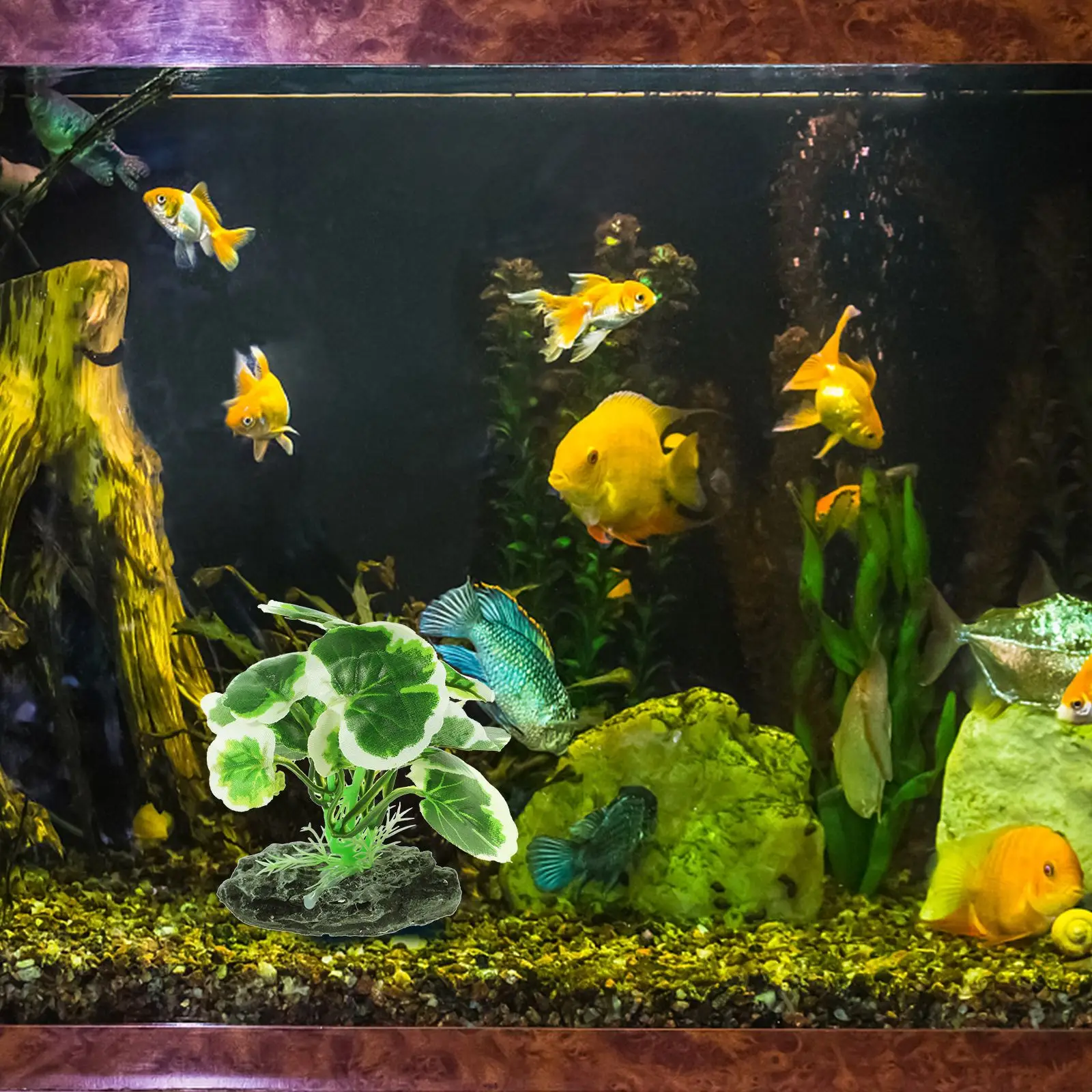 

Artificial Plant Decoration for Fish Tank Aquarium Plastic Hideout Plants Decorations aquarium plants plastic fish tank for fish