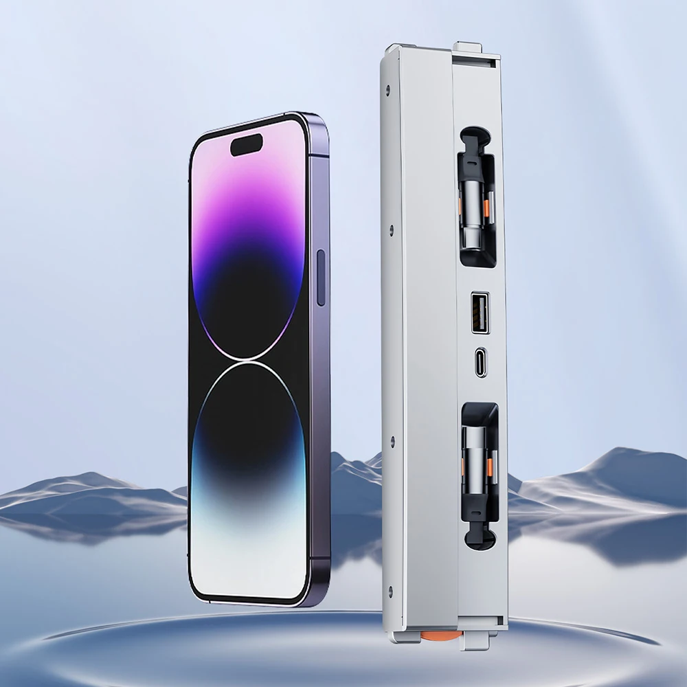 YZ Für Tesla Modell 3 Highland 2024 Docking Station Schnelle Ladegerät Intelligente Expansion Dock Zentrale Steuerung Lade Shunt HUB