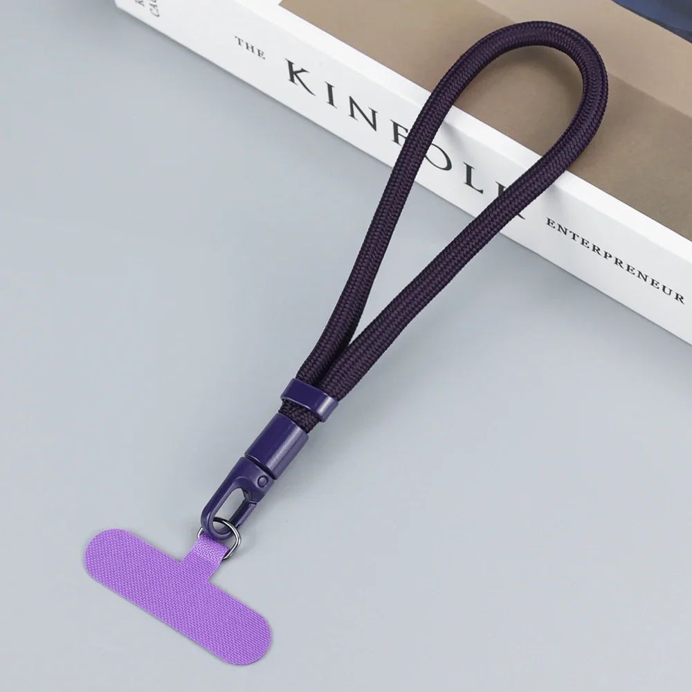 Universele telefoonkoord met clip, verbeterde anti-val 360° bescherming °   Draaibare verstelbare nek-/schouderband voor alle telefoonhoesjes