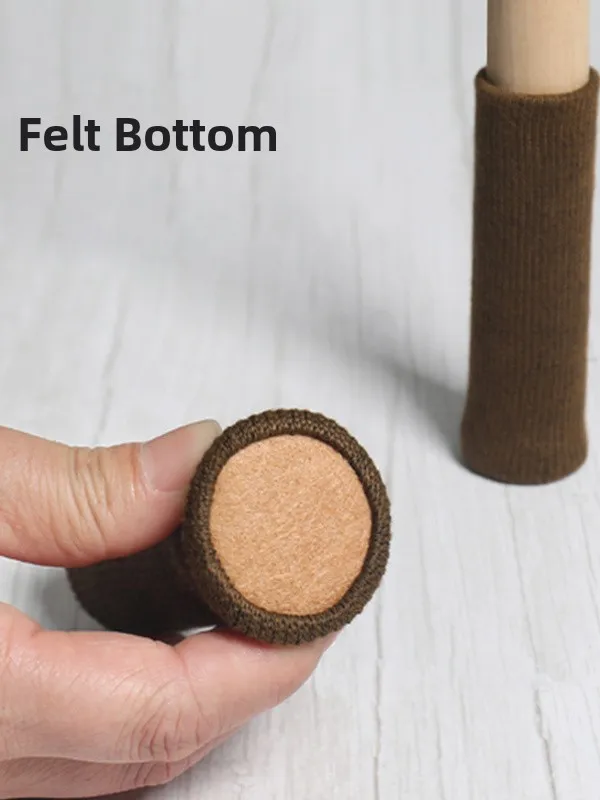 New Thickened Protective Cover for Chairs And Stools round Silicone Non-Slip Chair Foot Pads Tablecloth Noise Reduction Home ...