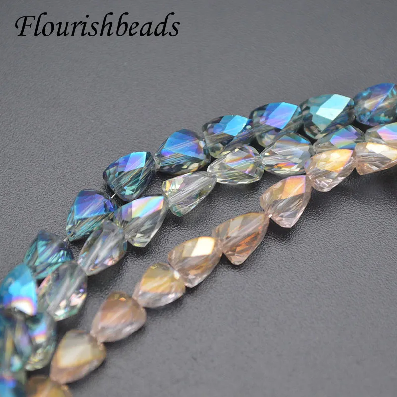 

4x6 /5x7 /8x9mm Electroplated Faceted Glass Crystal Loose Spacer Beads DIY Jewelry Making for Bracelet Necklace 10 Strands/lot