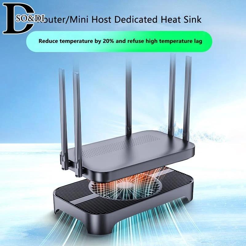 USB Router Cooler Bracket For Mini PC Wifi Modem TV BOX STB Radiator Holder Portable Mobile Hard Disk Laptop Cooling Fan Stand