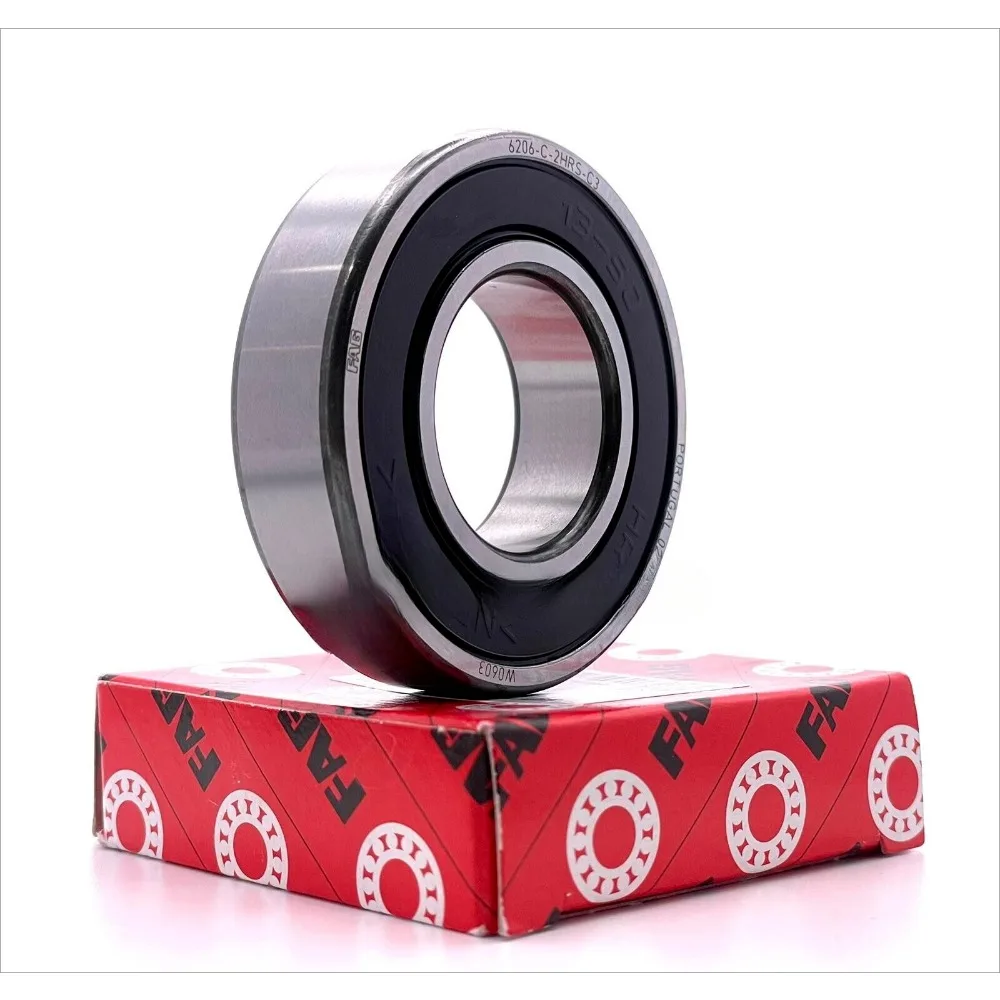 FAG 6206 2RS C3 DEEP GROOVE BALL BEARING RUBBER SEALED 30x62x16mm 6026-C-2HRS C3