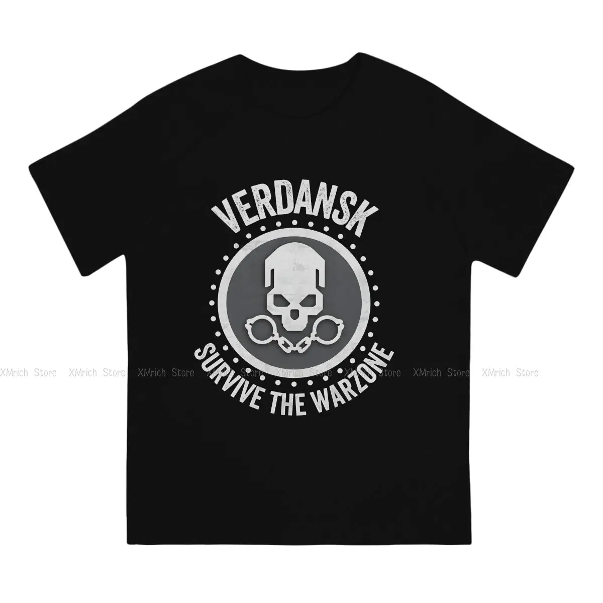 Verdansk, Survive The Warzone Men TShirt Verdansk Crewneck Tops 100% Cotton T Shirt Humor High Quality Birthday Gifts