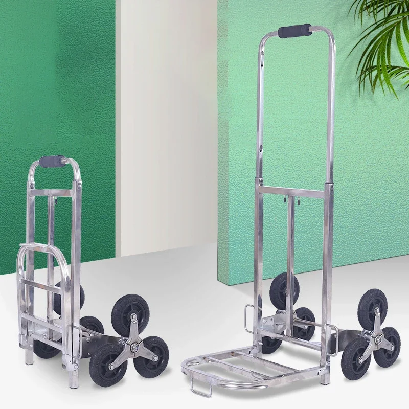 180kg Big Load Shopping Cart Market Purchase Store Carring Tool with Climbing Wheels Folding