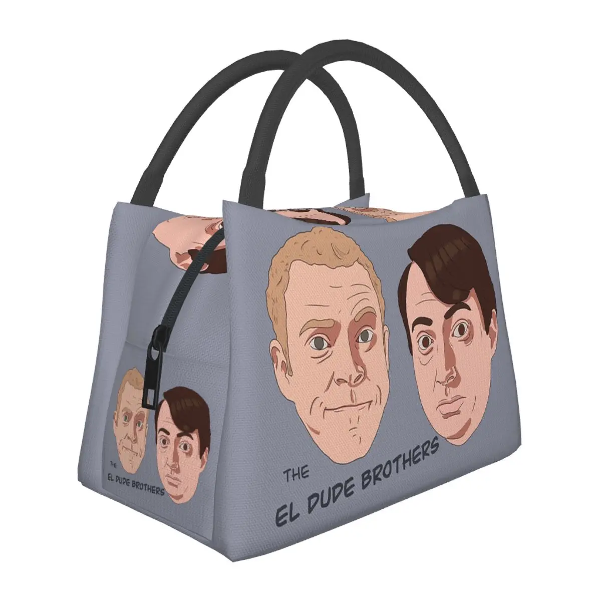 Peep Show Mark And Jez The El Dude Brothers Insulated Lunch Bag for Women Bento Storage Food Boxes Cooler Thermal Lunch Box Tote