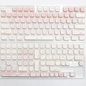 GMK için PBT Keycaps mekanik klavye arka MAO kedi, boya süblimasyon boya Klavye Tuş Takımı, Oyun, özel, 134 tuşları seti, GK61 Klavye oyun corsair'inizdeki en iyi 10 satış-no. 4