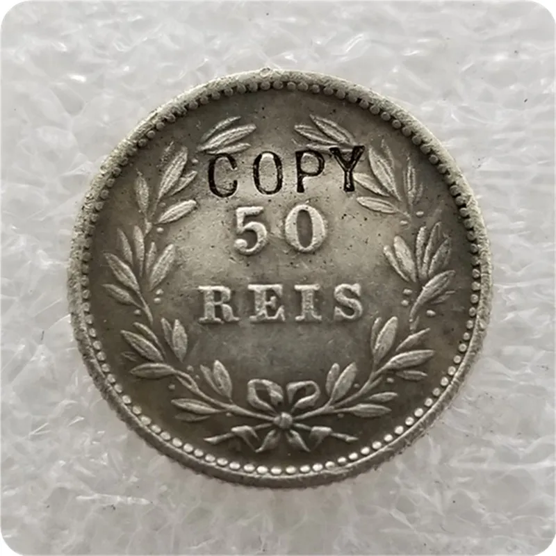 1888 PORTUGAL 50 REIS COIN COPY commemorative coins-replica coins medal coins collectibles