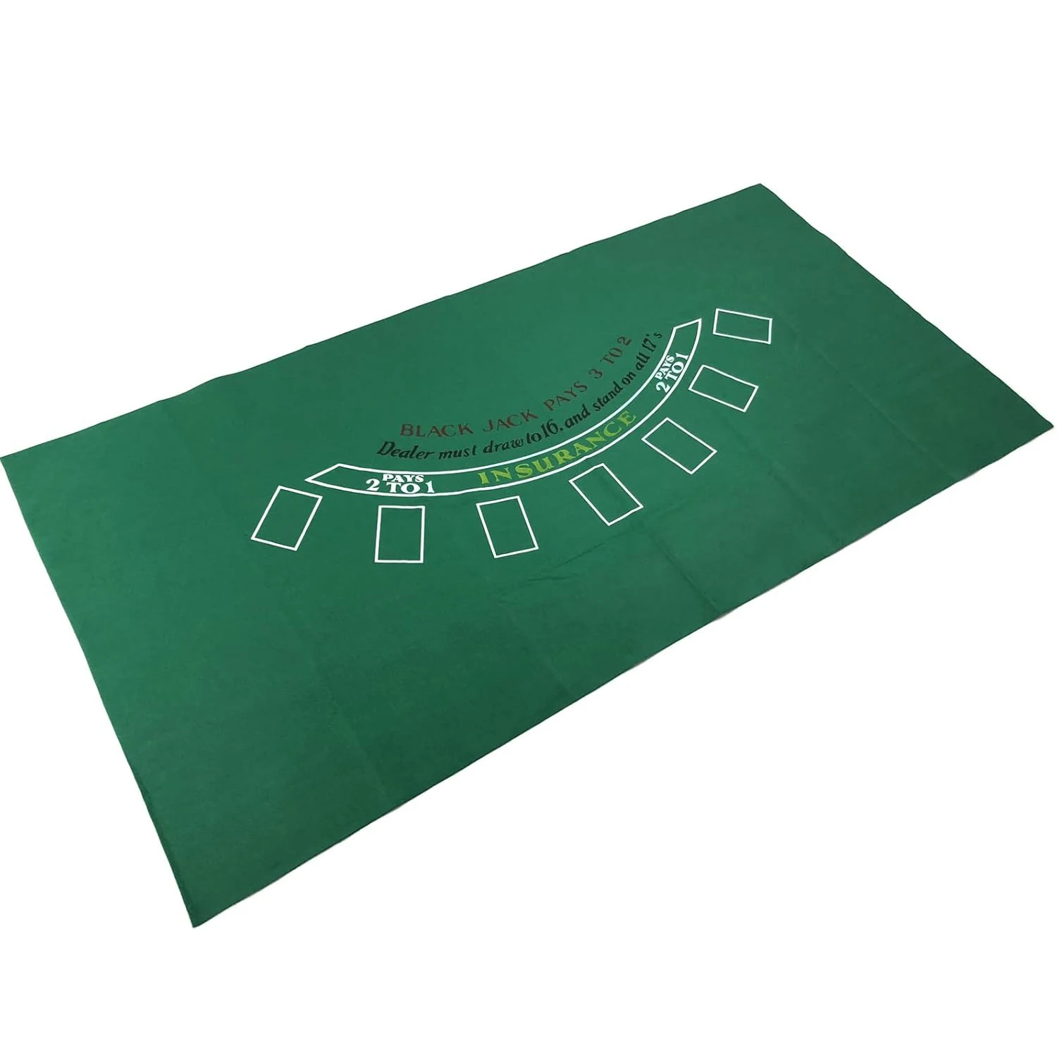 180x90cm Blackjack Non-woven Game Tablecloth Beautifully Patterned Foldable Game Tablecloth Party Game Accessories