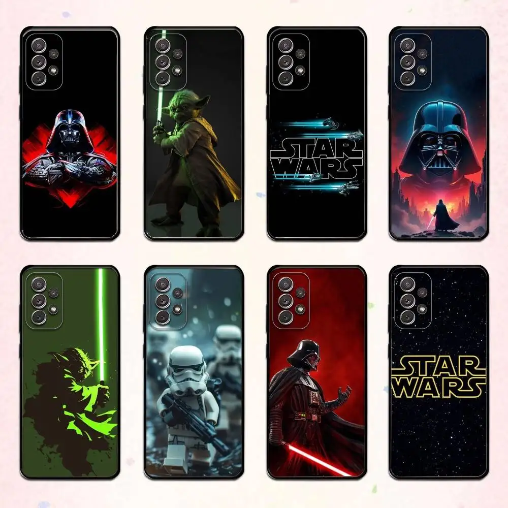 

Space Movie Sci-Fi Epic S-Star W-War Phone Case For Samsung S 25,24,23,22,30,21,10,9,Ultra,Plus,Lite,FE,4,5 G Soft Black Case