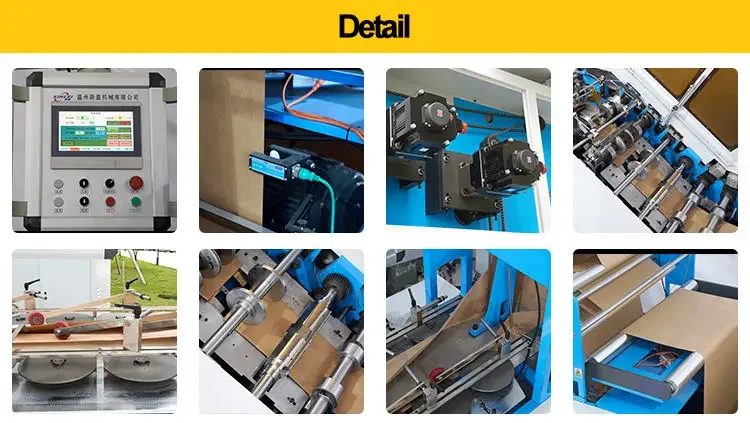 Eco-Friendly Paper Bag Machine Square Bottom Paper Bag Machine Food Paper Bag Machine Packaging Solution for Green Businesses